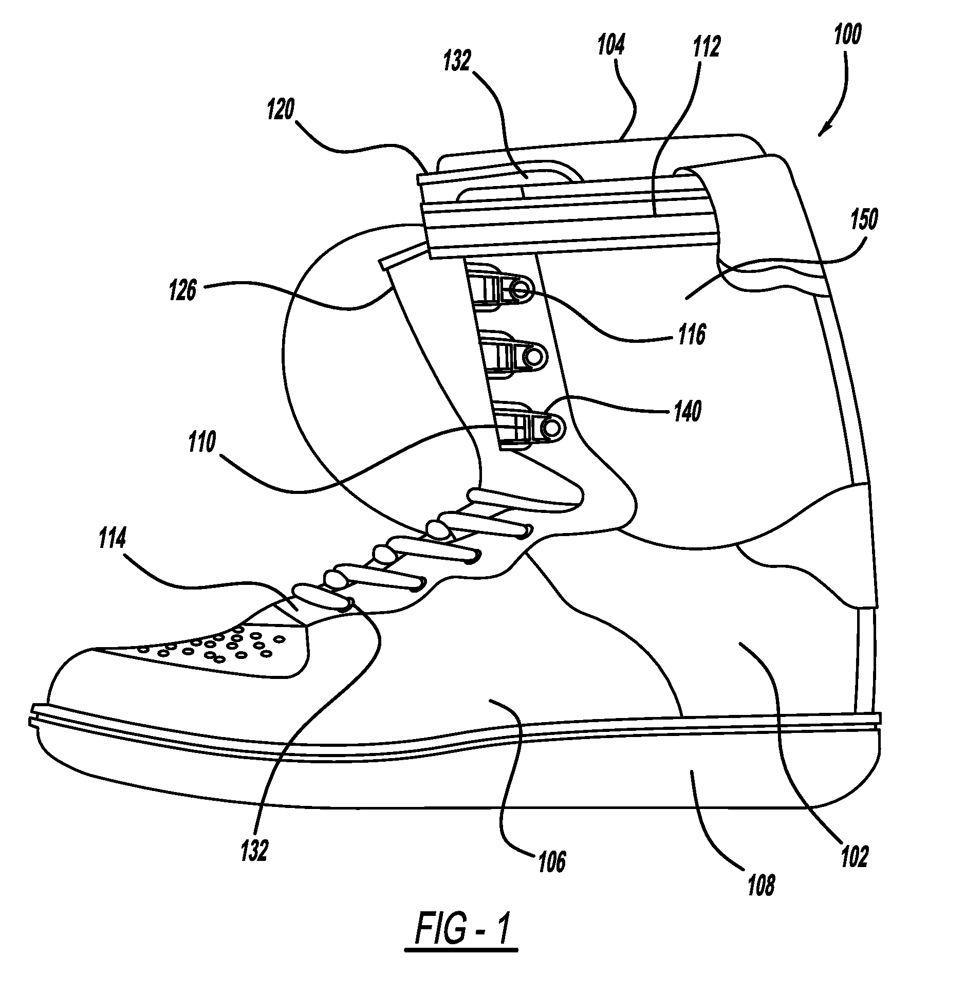 Footwear with two tongues