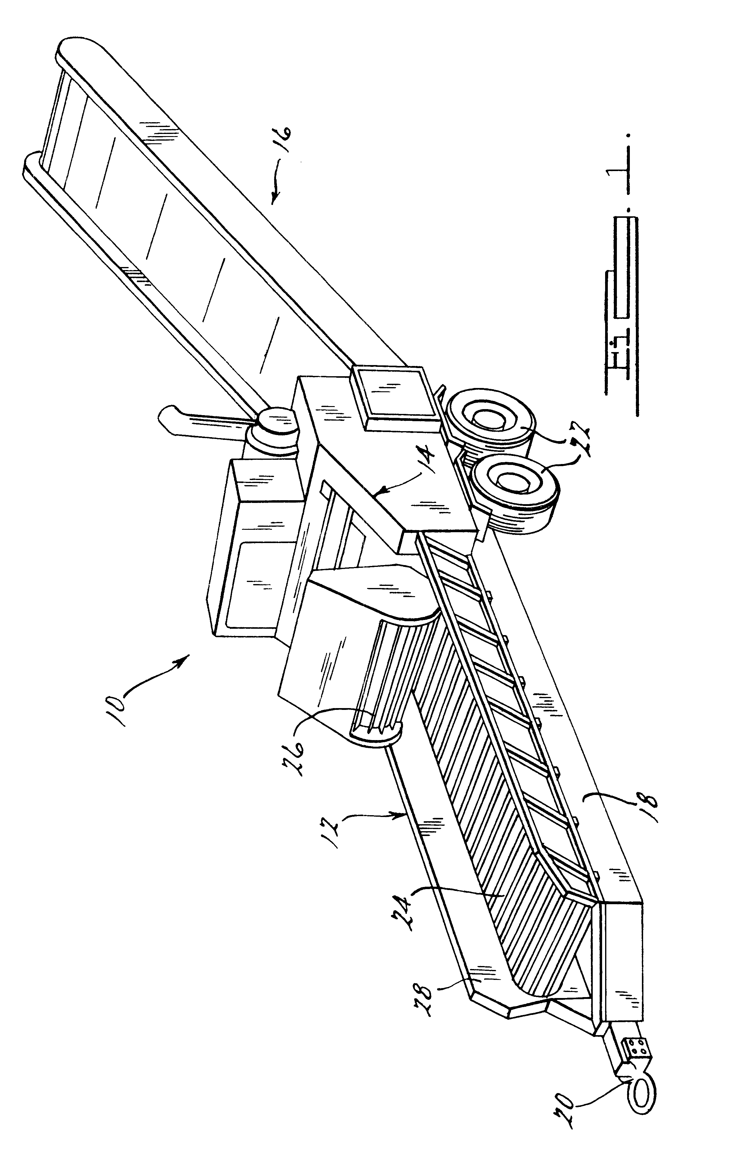 Replaceable raker assembly for processing tool of waste processing machine