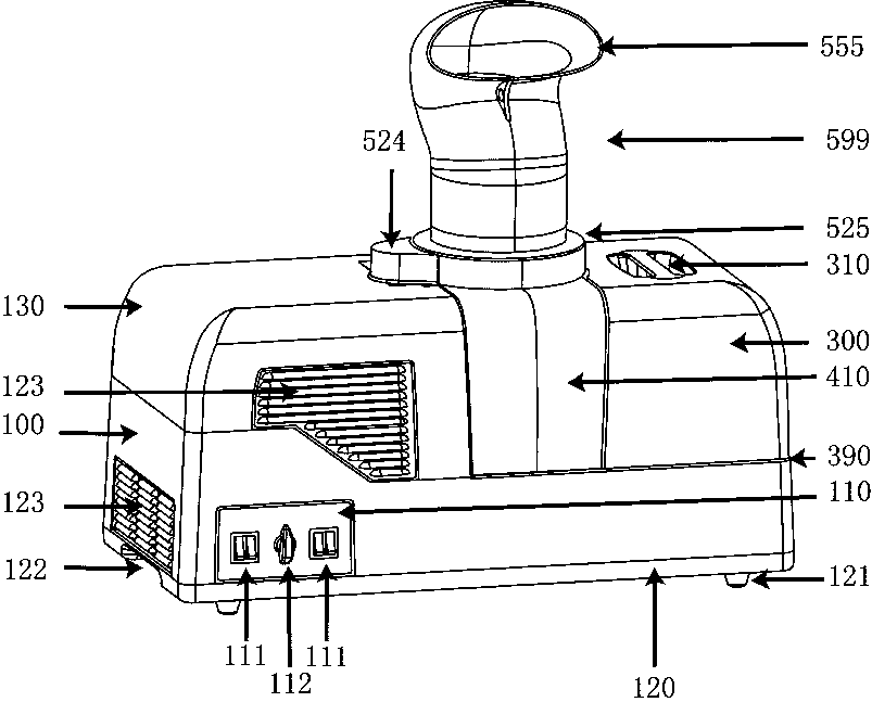 Medicine application device and medicine application method