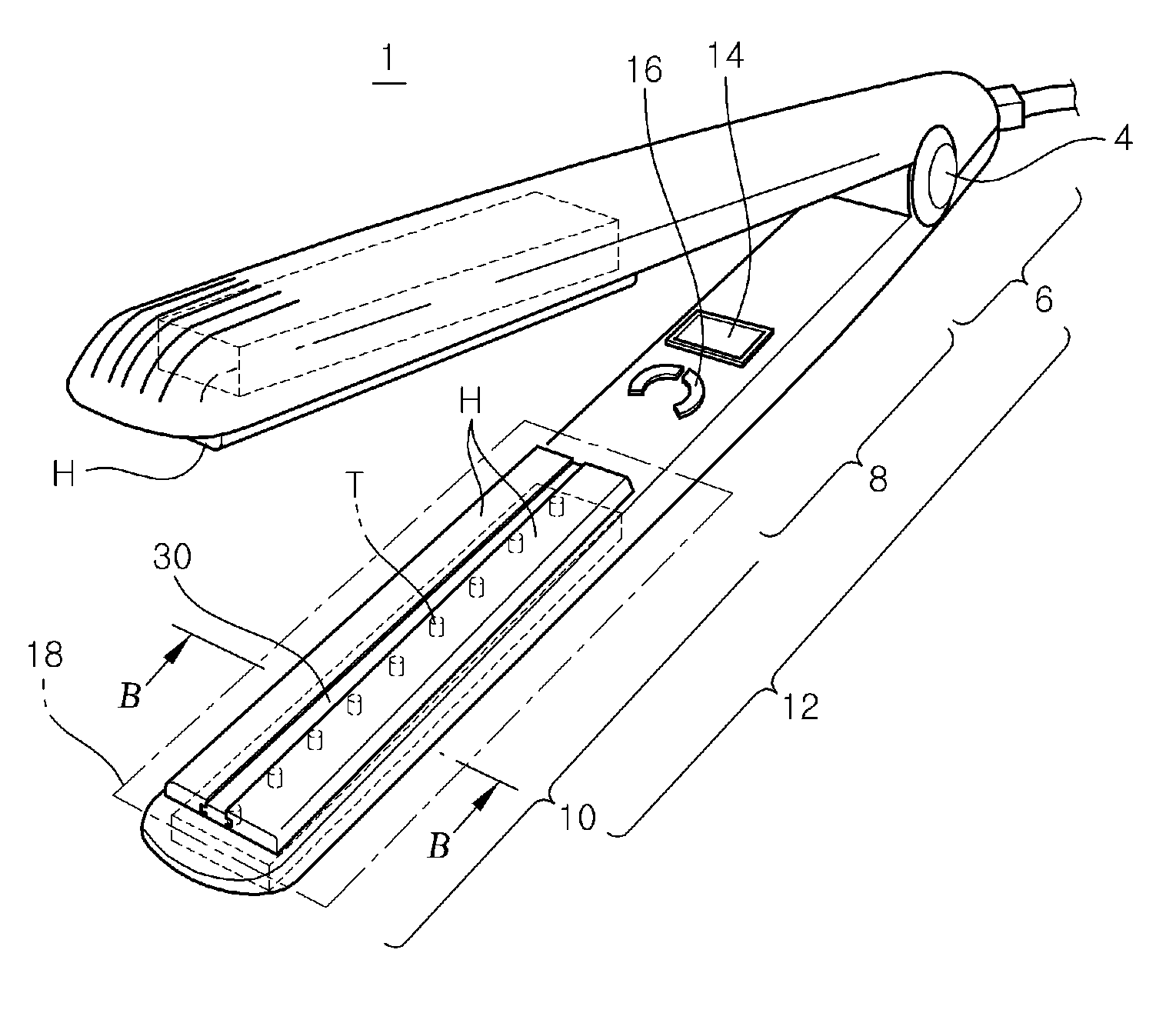 Hairdressing device