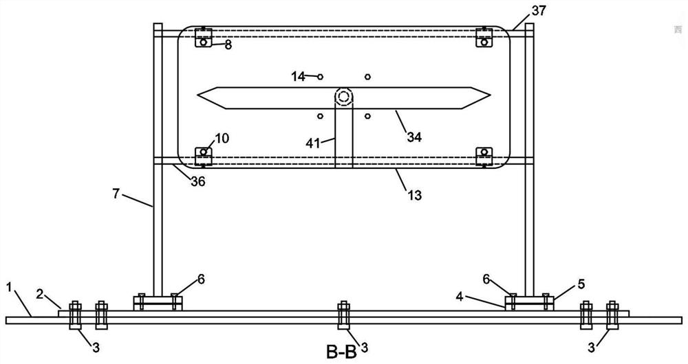 Testing device with static and dynamic testing functions of bridge segment model