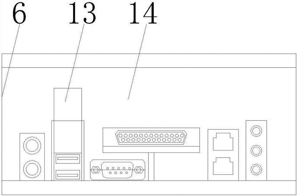 Computer hardware interface with dust cover