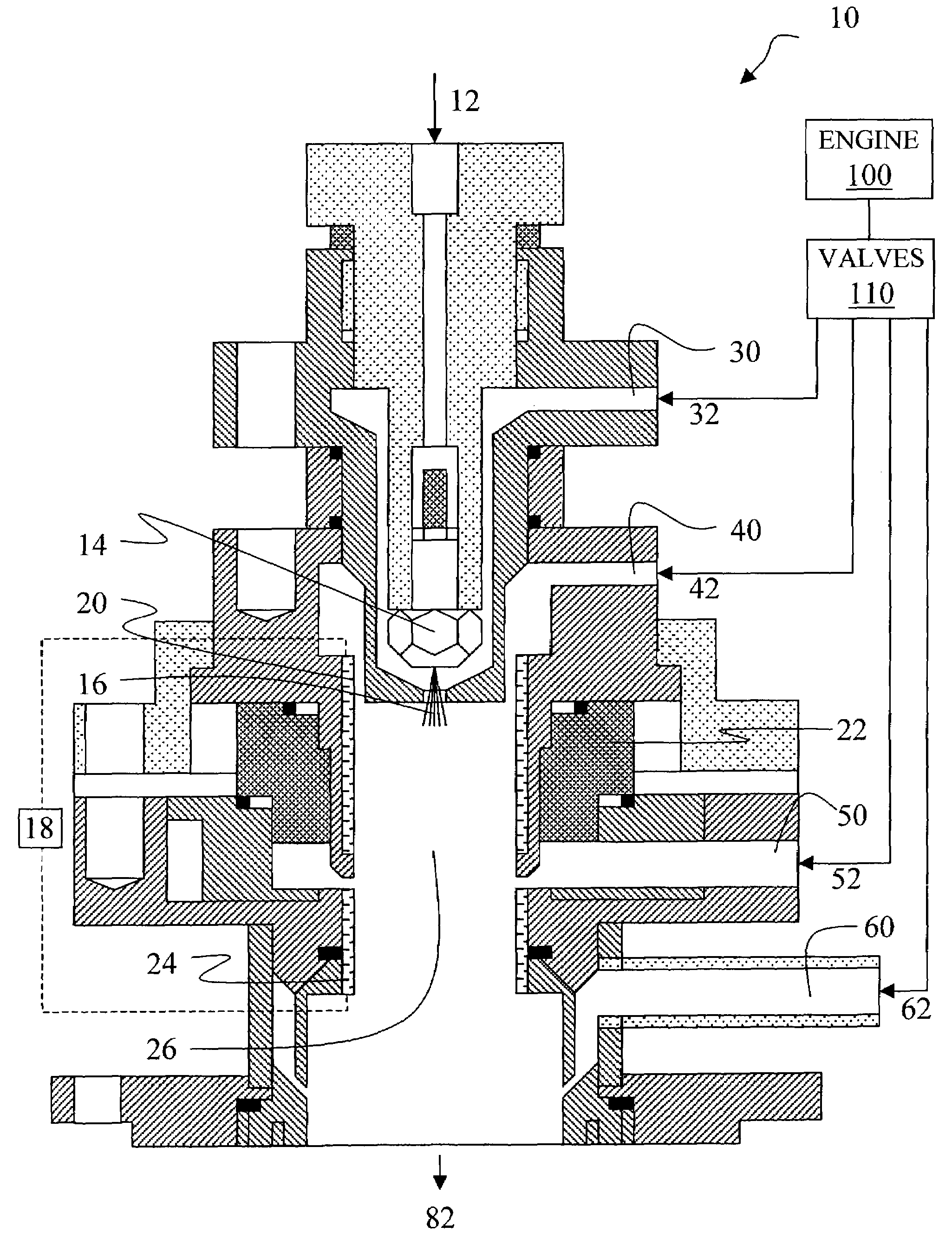 Plasmatron fuel converter having decoupled air flow control