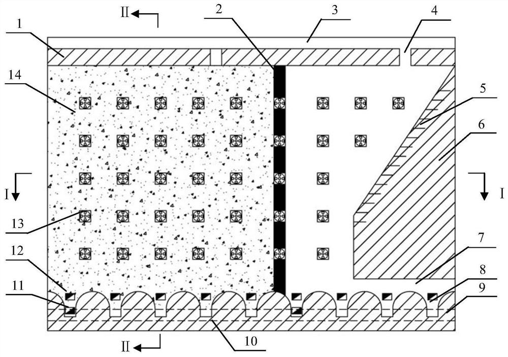 A kind of deep gently inclined thin ore vein continuous mining method without ore pillar