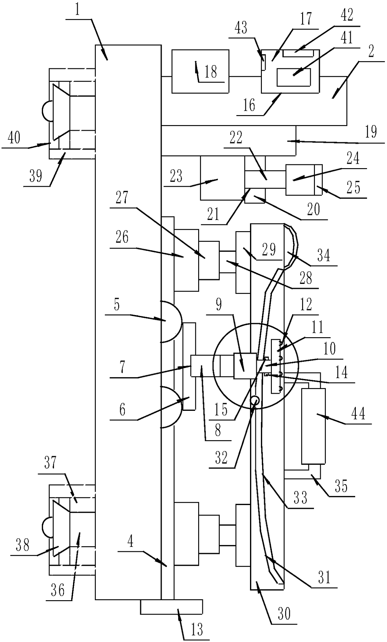 A rest device with massage function for doctors after operation