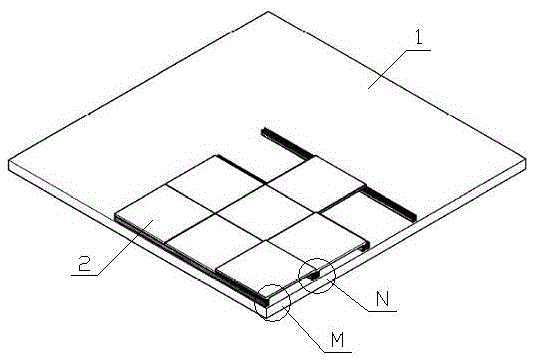 Ground aerial structure capable of being leveled