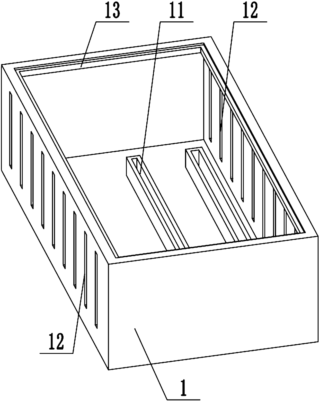 A server case rear hard disk baffle plate