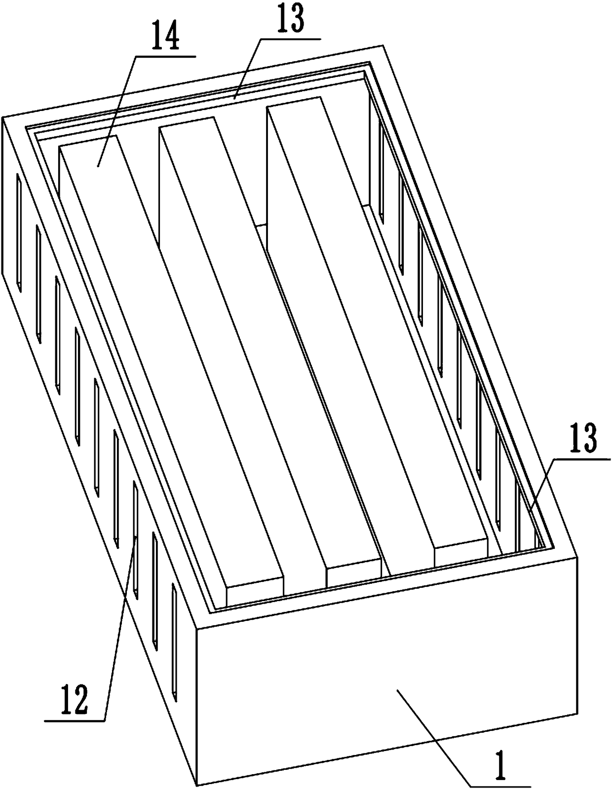 A server case rear hard disk baffle plate