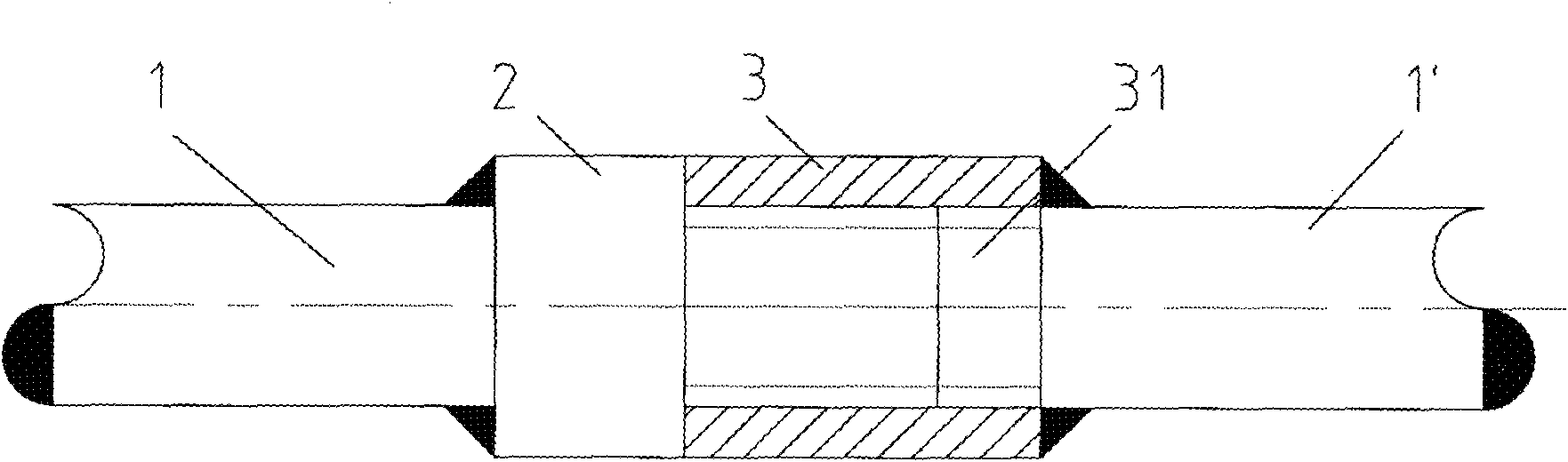 Reinforcing steel bar connecting device