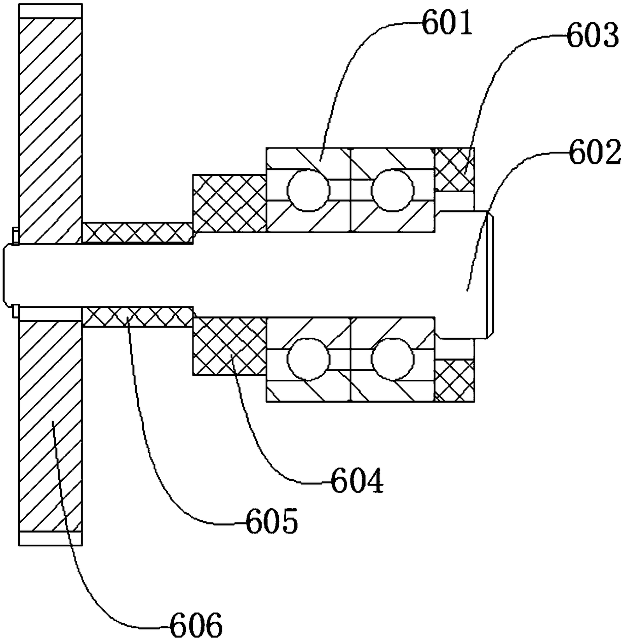 Water-cooled motor with adjustable coolant pressure