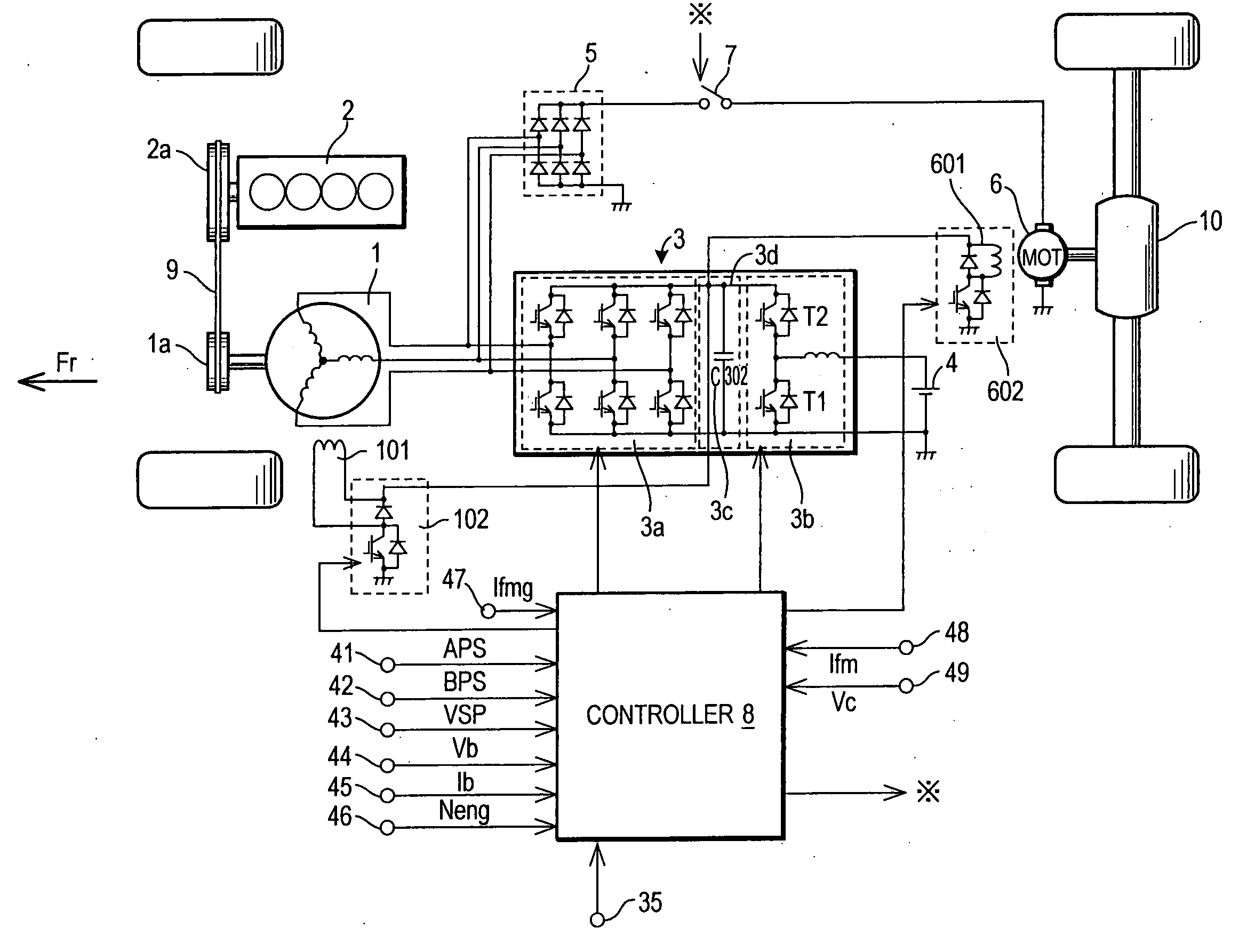 Control of vehicle motor