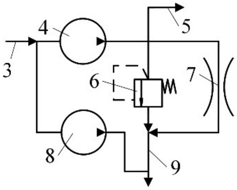 Exhaust gas pressurizing and discharging device for underwater semi-closed cycle power system