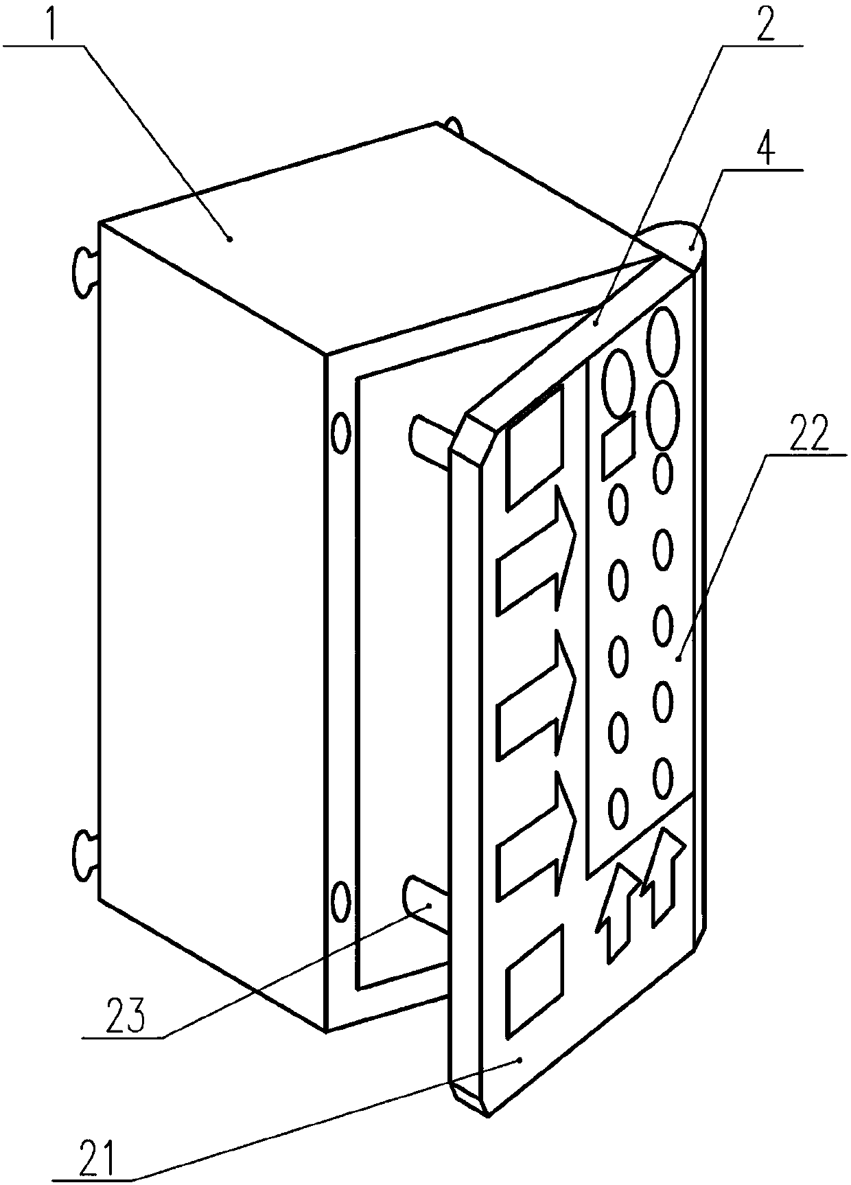 Elevator maneuvering box