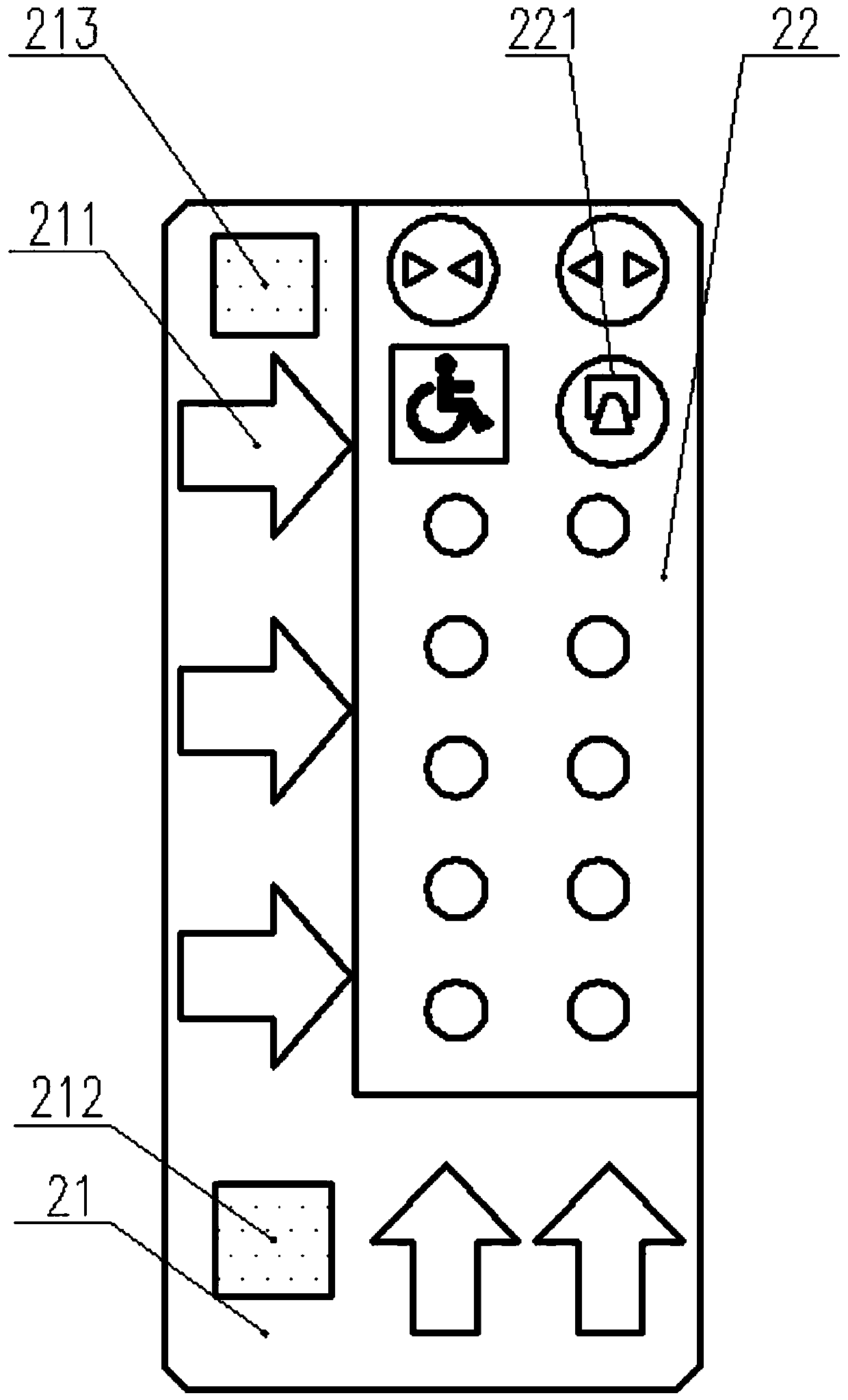 Elevator maneuvering box