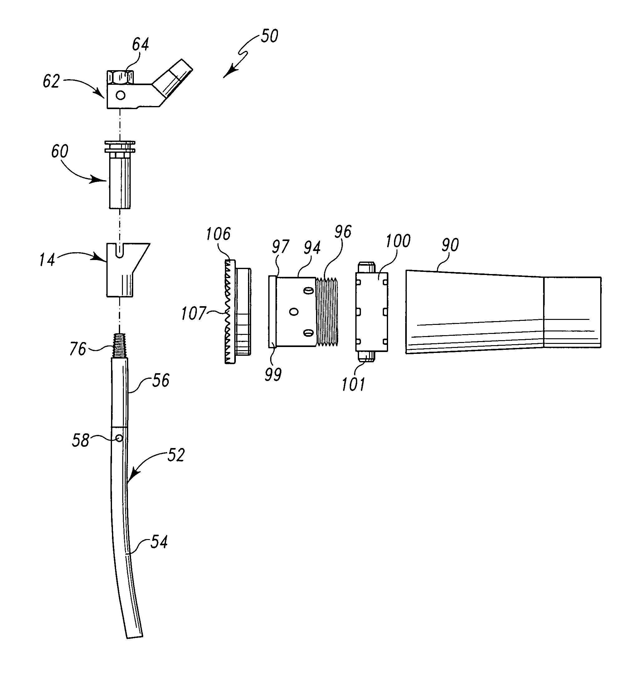 Trialing system and method for modular hip joint replacement system