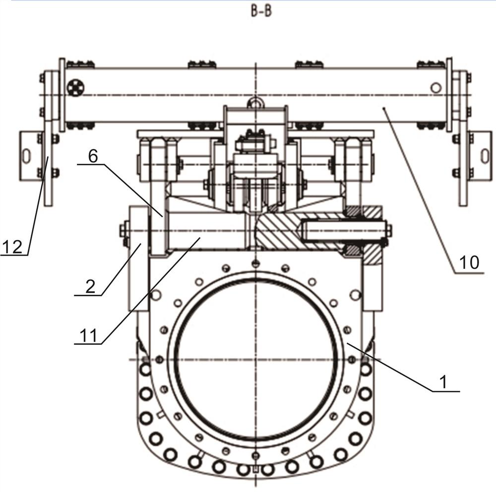 Automatic arch frame lifting device for cantilever type heading machine and working method thereof