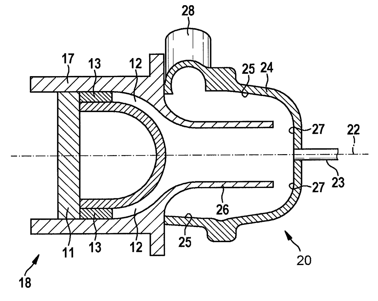 Device and method for separating dirt particles from the working medium of a turbine