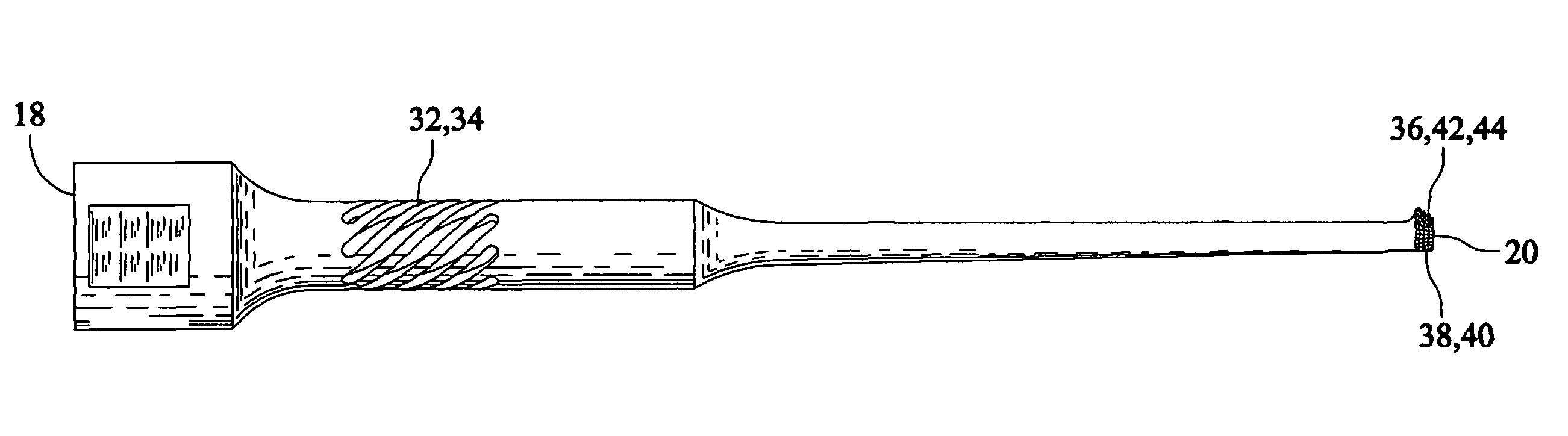 Torsional pineapple dissection tip