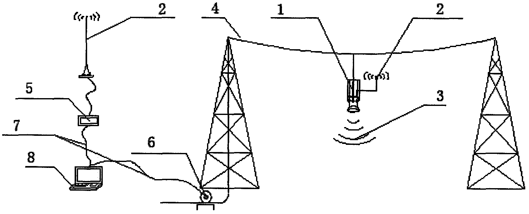 High water flow testing mode of non-contact microwave flow meter capable of replacing traditional buoy