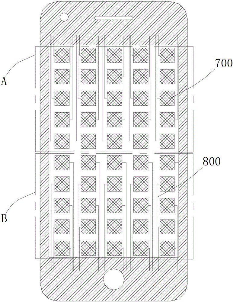 Single-layer multi-point capacitive touch screen