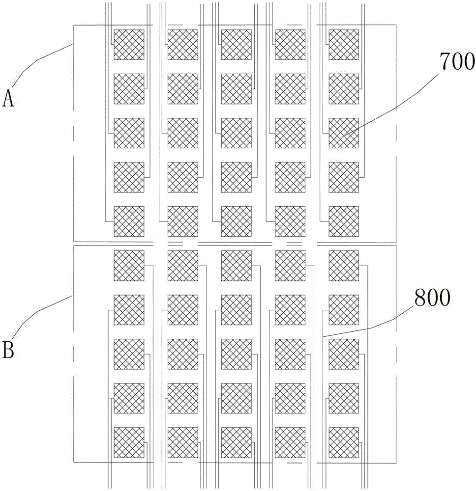 Single-layer multi-point capacitive touch screen