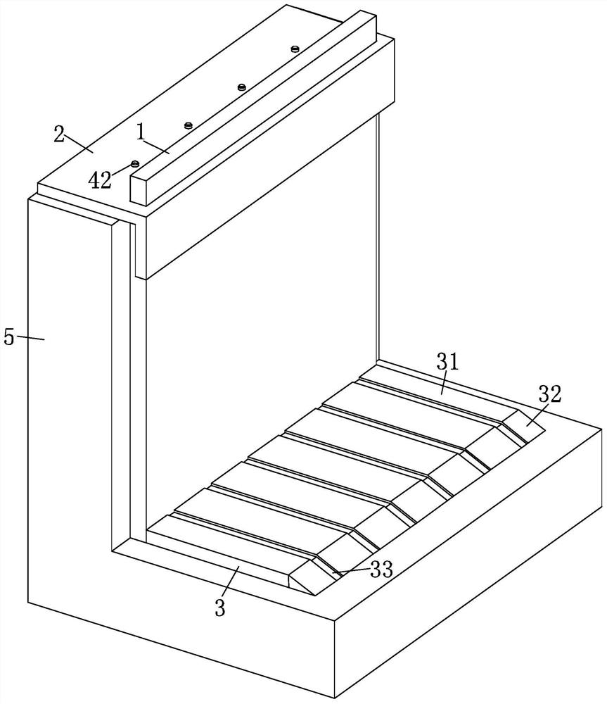 Deep foundation pit supporting structure