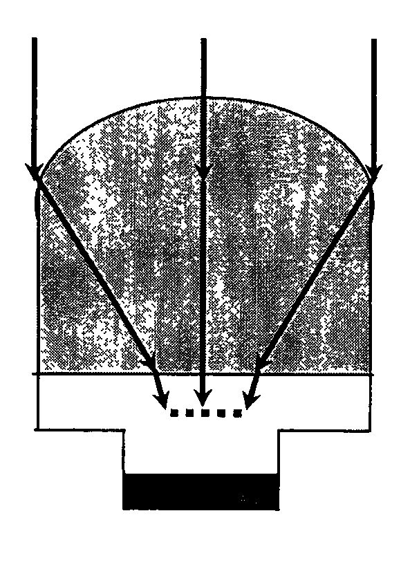 Method for optimizing light gathering ability of micro-lens array of back-illuminated infrared detector