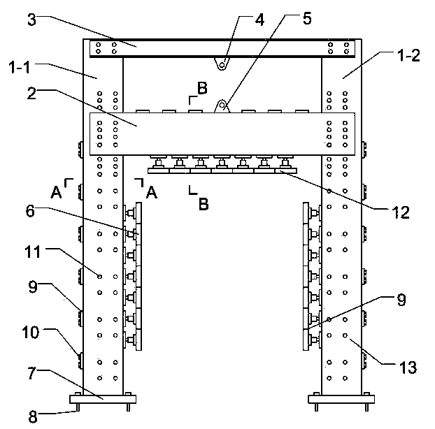 Tunnel excavation three-dimensional model experiment loading device