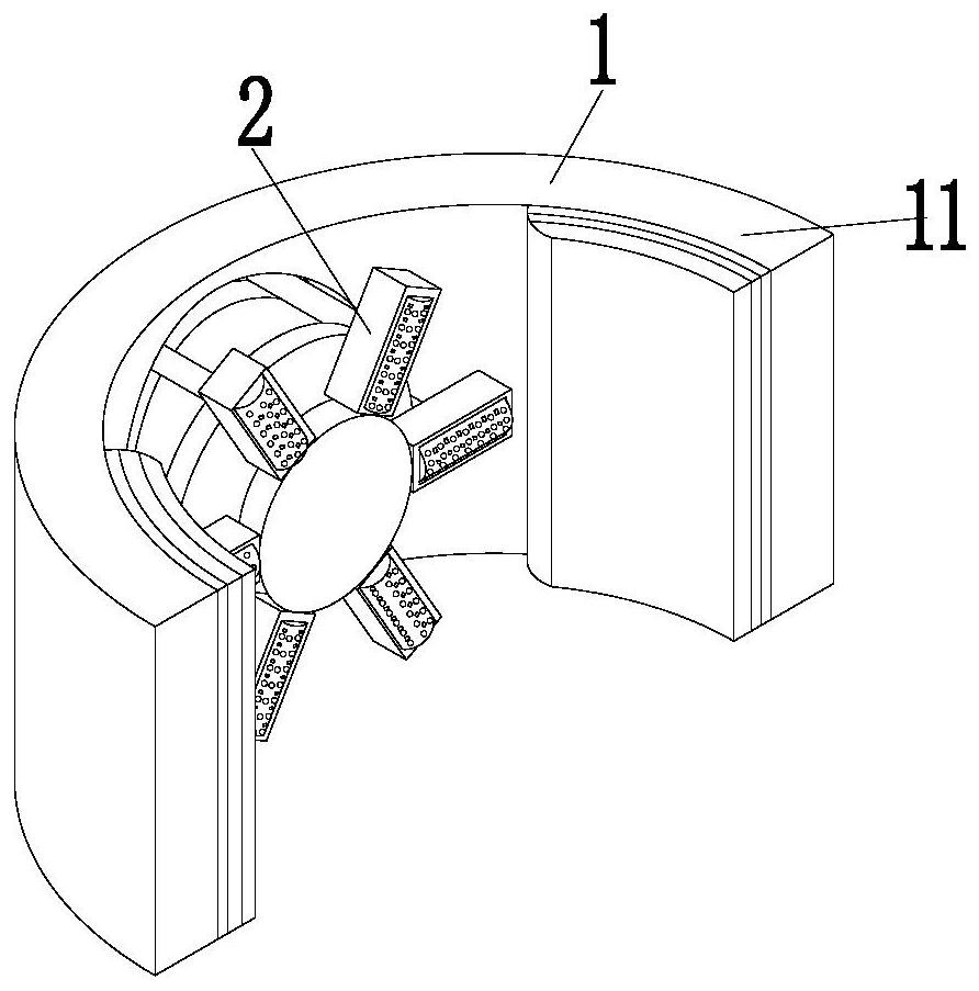 Indoor exercise instrument with digestion assisting effect