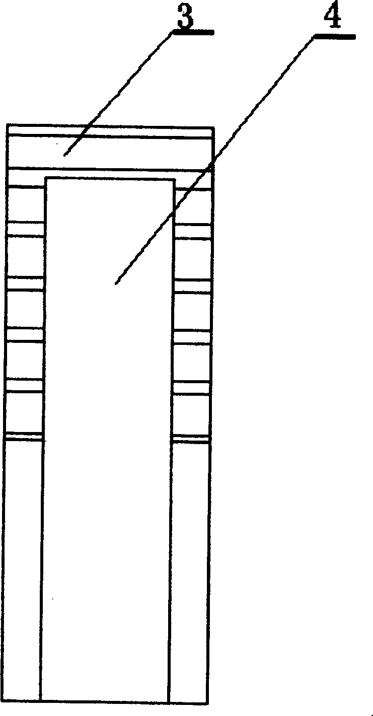 Method for blowing-in of jet-flow impact type air conditioner