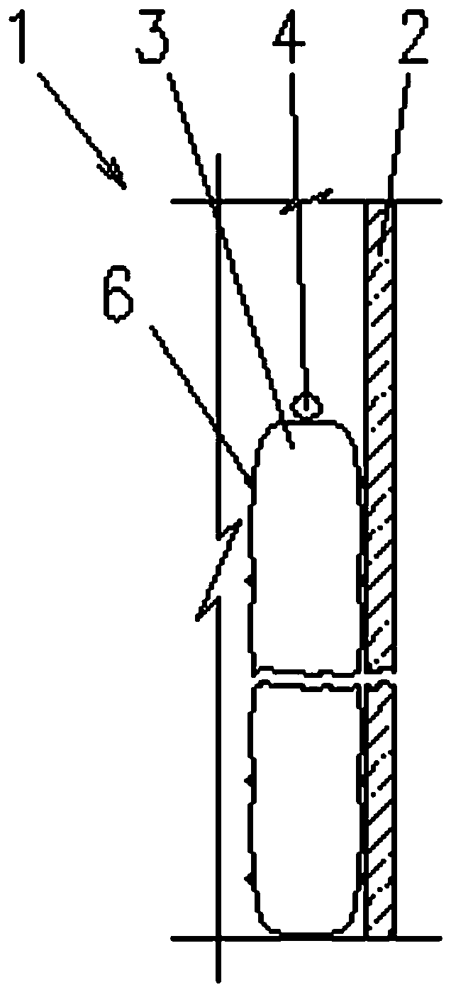 Secondary air inflation thermal insulation device for agricultural greenhouse glass wall