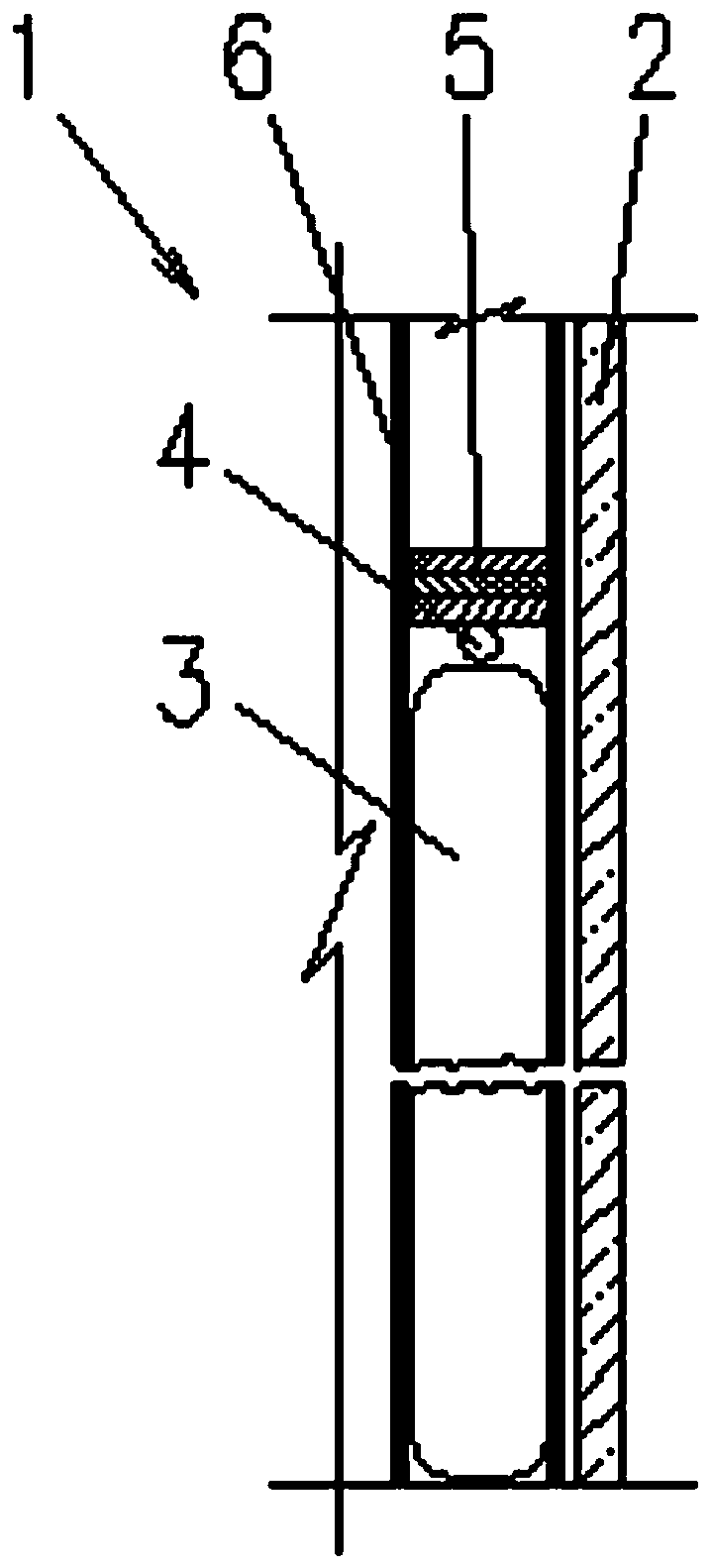 Secondary air inflation thermal insulation device for agricultural greenhouse glass wall