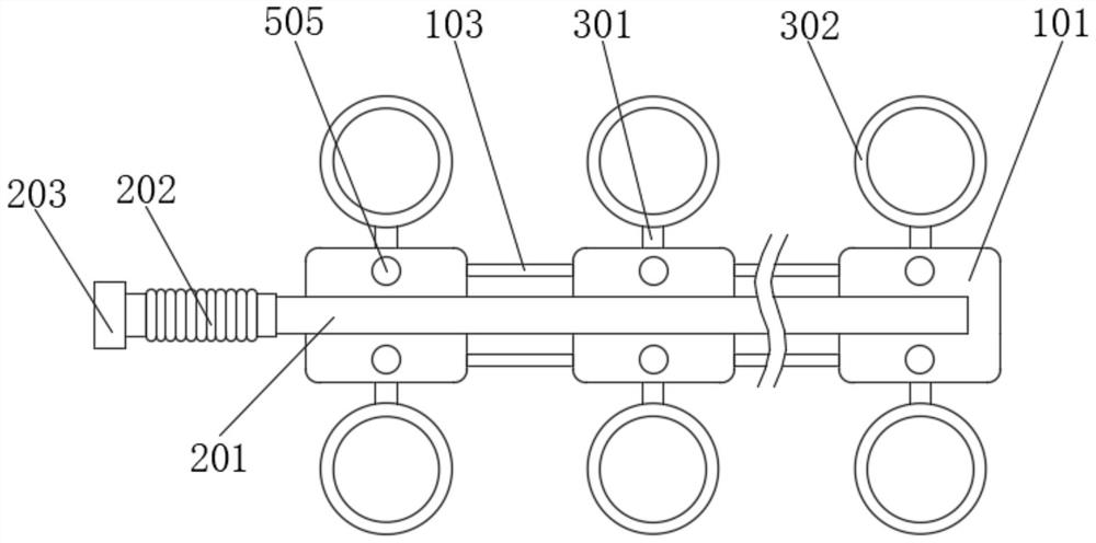 Water-saving irrigation device suitable for shallow root crops