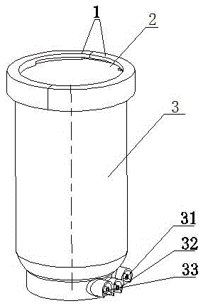 Compact type RO (reverse osmosis) water purifier filter element