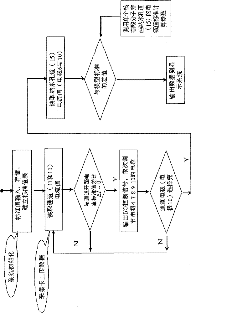 Nano-pore tester for rapidly analyzing unimolecule