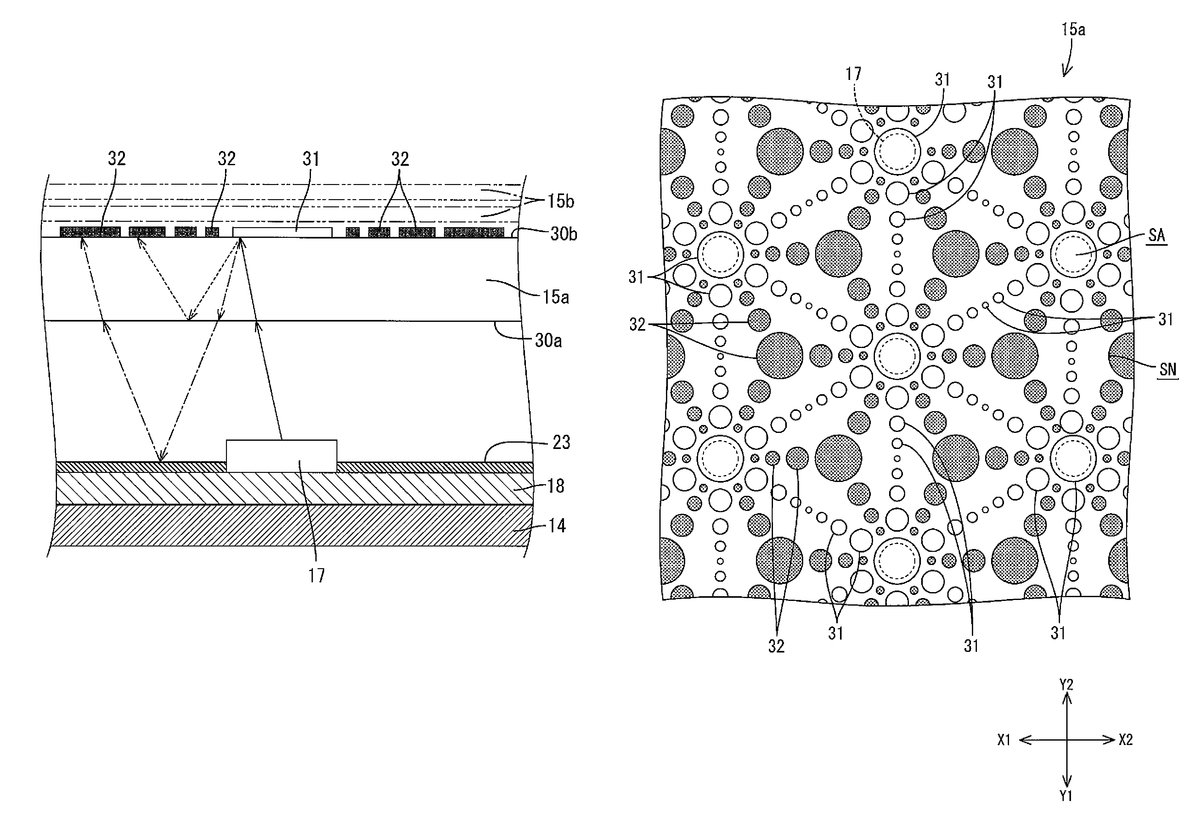 Lighting device, display device and television receiver