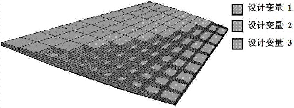 Optimization design method for air vehicle lifting surface structure