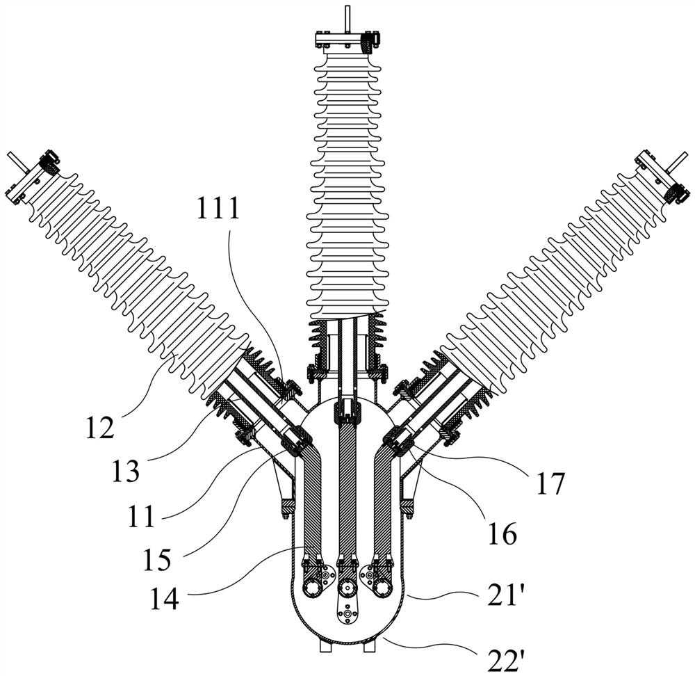 Connecting structure of GIS sleeve