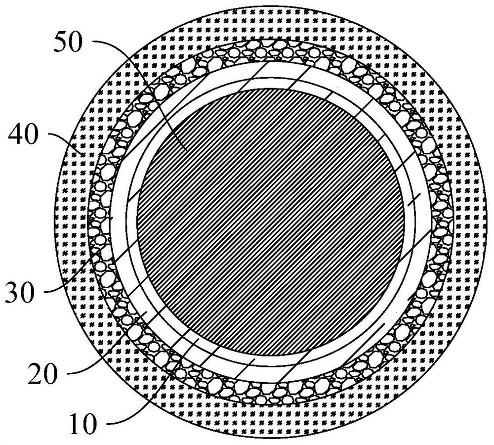 Bridge main cable fireproof coating structure, bridge main cable and manufacturing method of bridge main cable