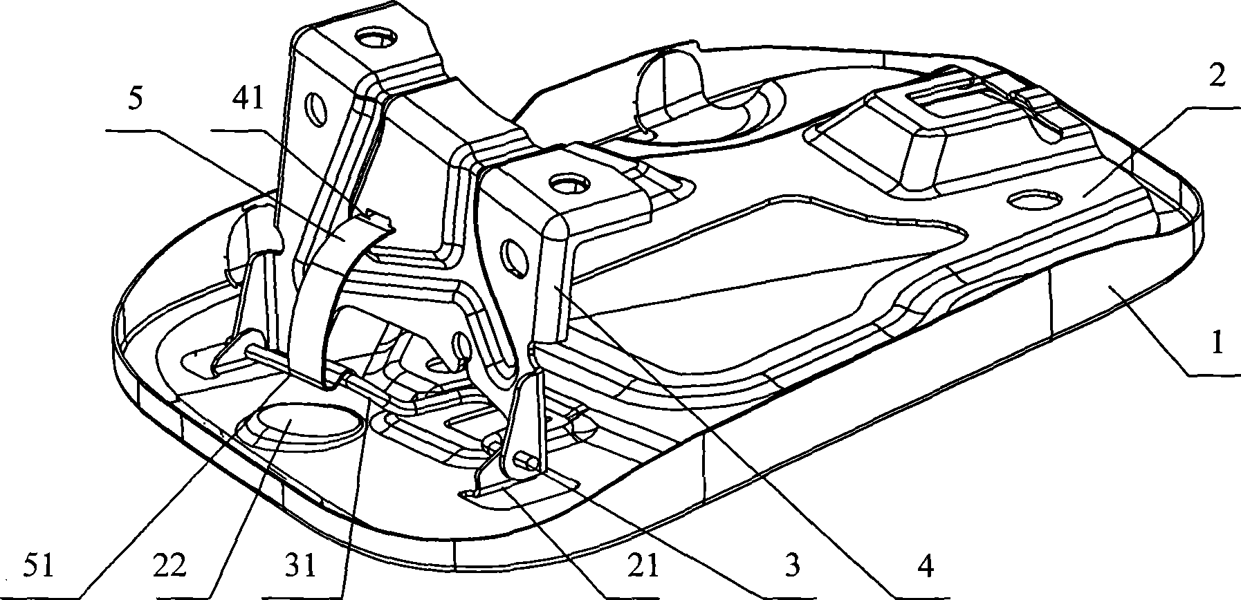 Circlip type refill opening gate