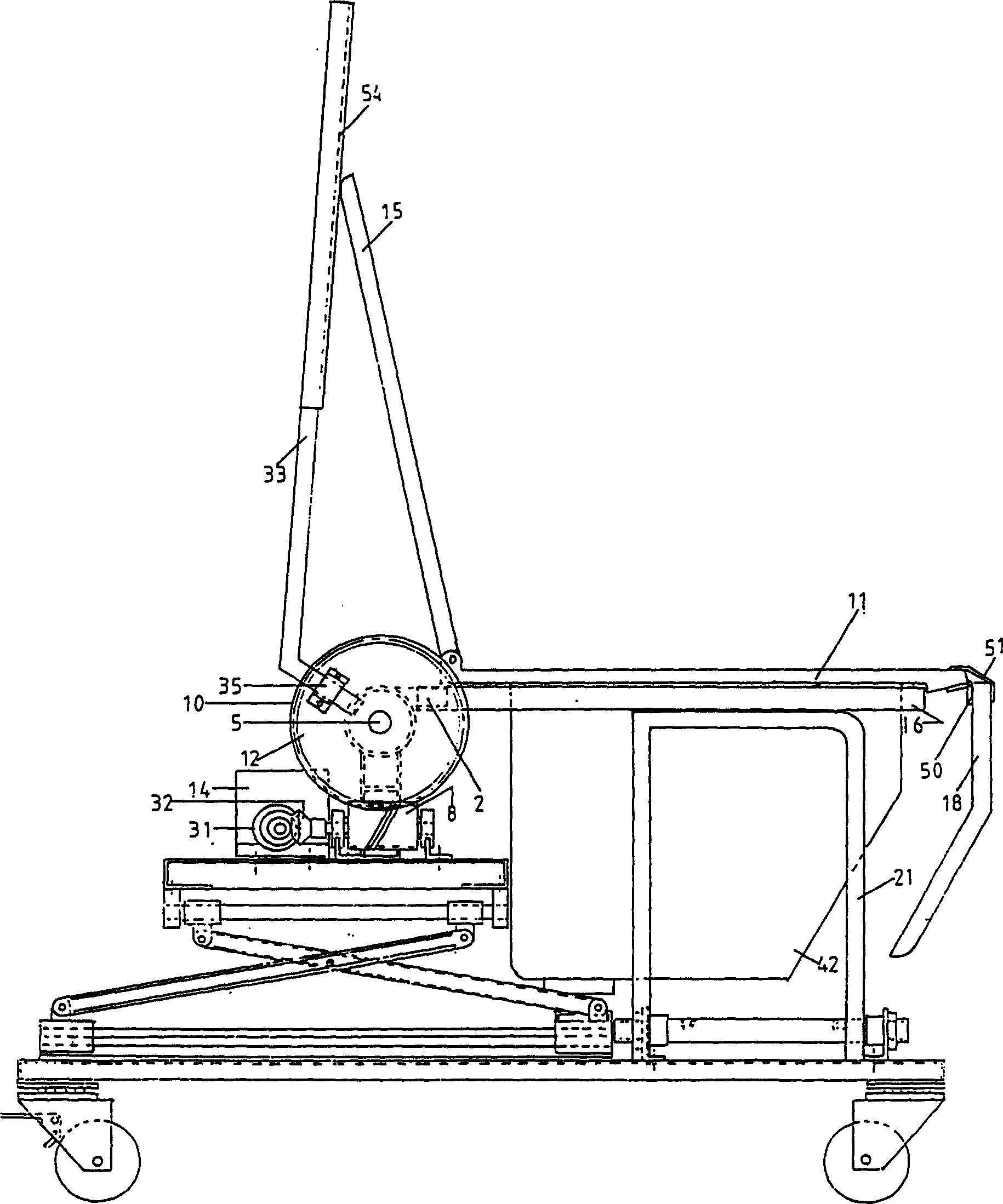 Collapsible two-position toilet for sitting and lying