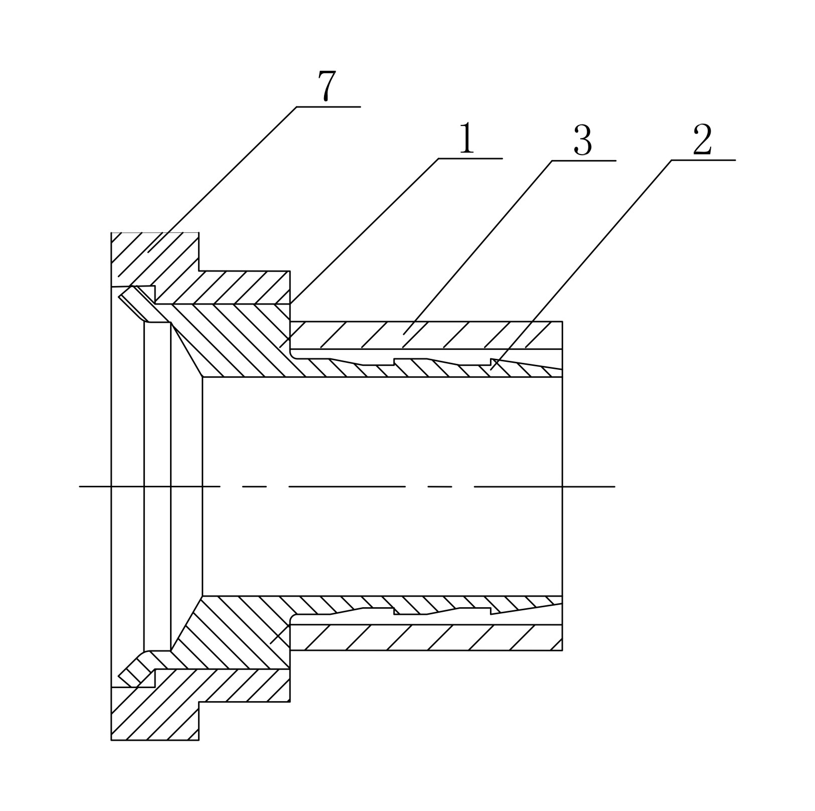 Metal wire clip of tail end fixing cable