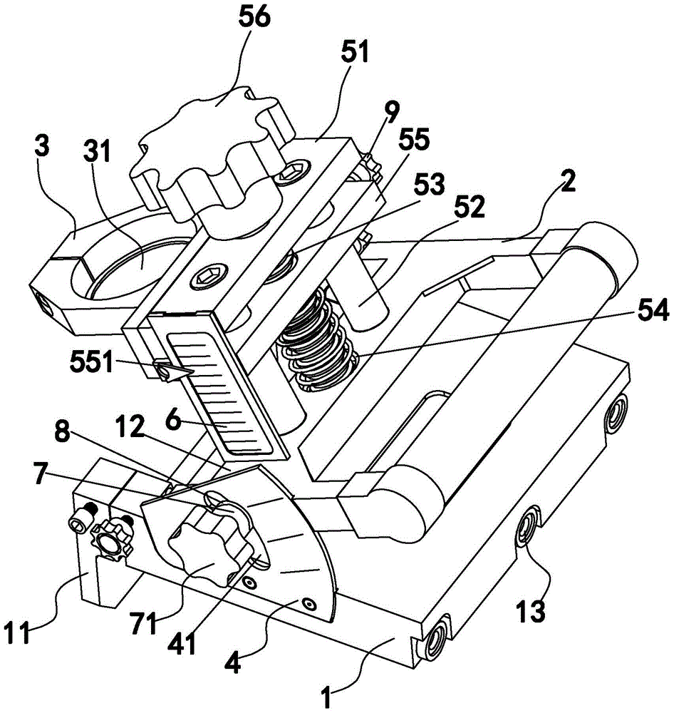 Angle grinding seat