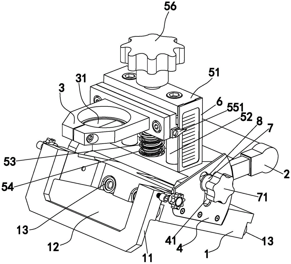 Angle grinding seat