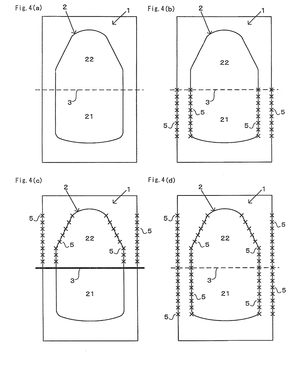 Method for Automatic Creation of Cutting Paths in Interior Space of Three-Dimensional Shaped Product