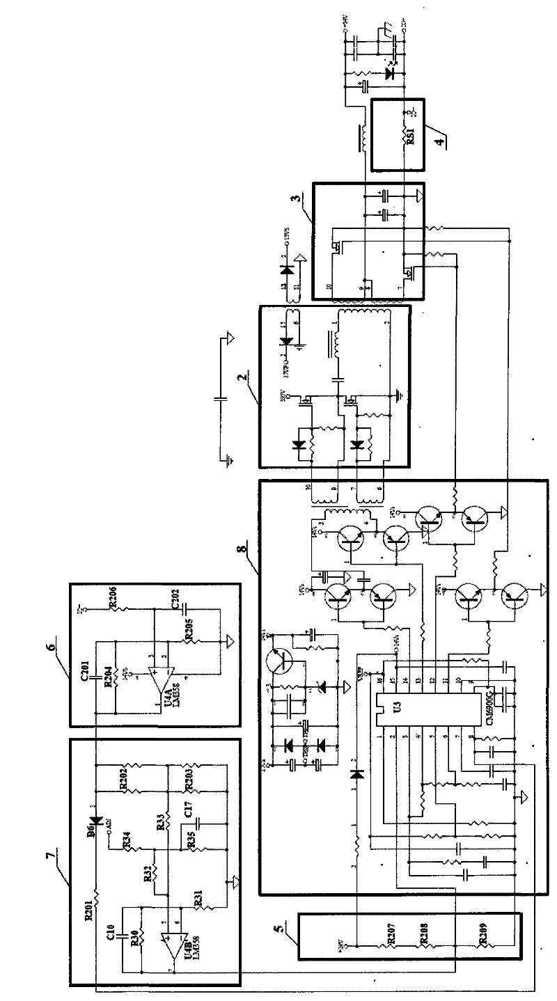 New type high-power LED driving power source