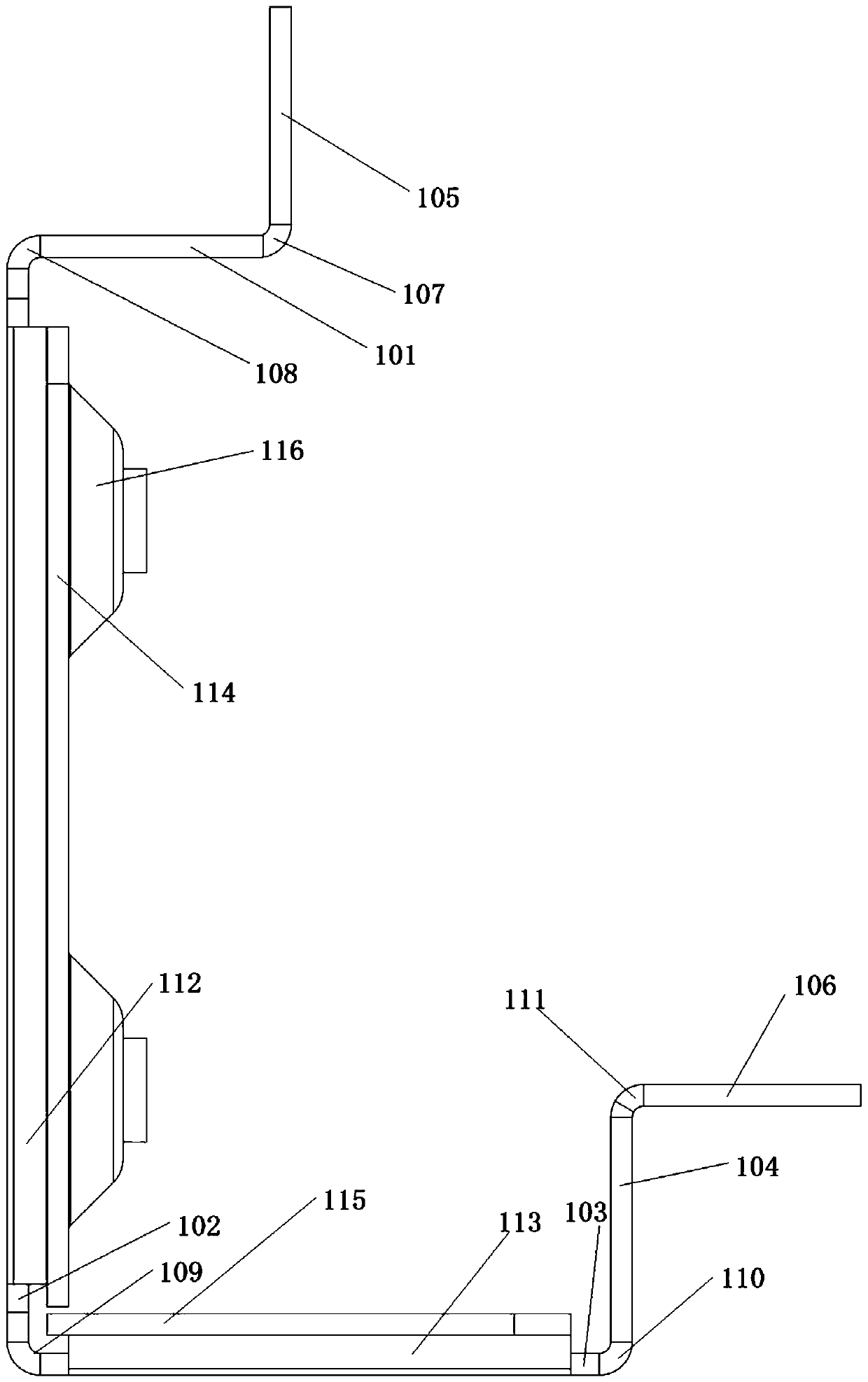 Depth crossbeam profile