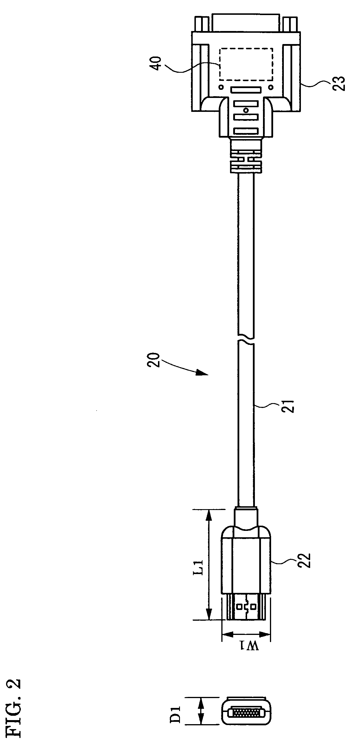 Digital signal transmission cable and digital video display system