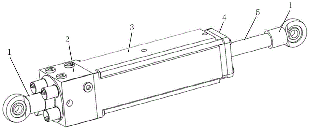 Hydraulic cylinder with variable sections, hydraulic control system and control method of hydraulic cylinder