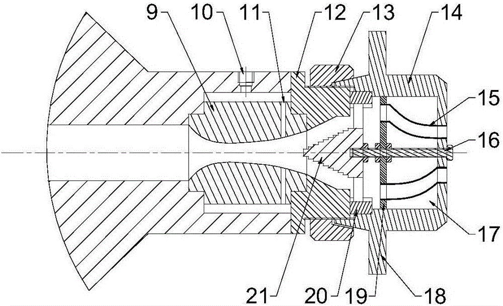 Piezoelectric two-phase flow ultrasonic atomization spraying nozzle